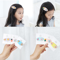 Children hairclip baby cute little flower edge clip Korean small hair card banghai clip girl girl broken hairclip head jewelry