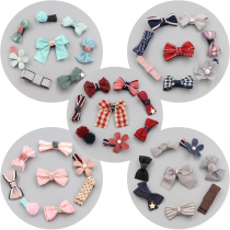 Korean childrens hair accessories gift box set hairclip baby cute princess headdress edge clip girl bow hairpin