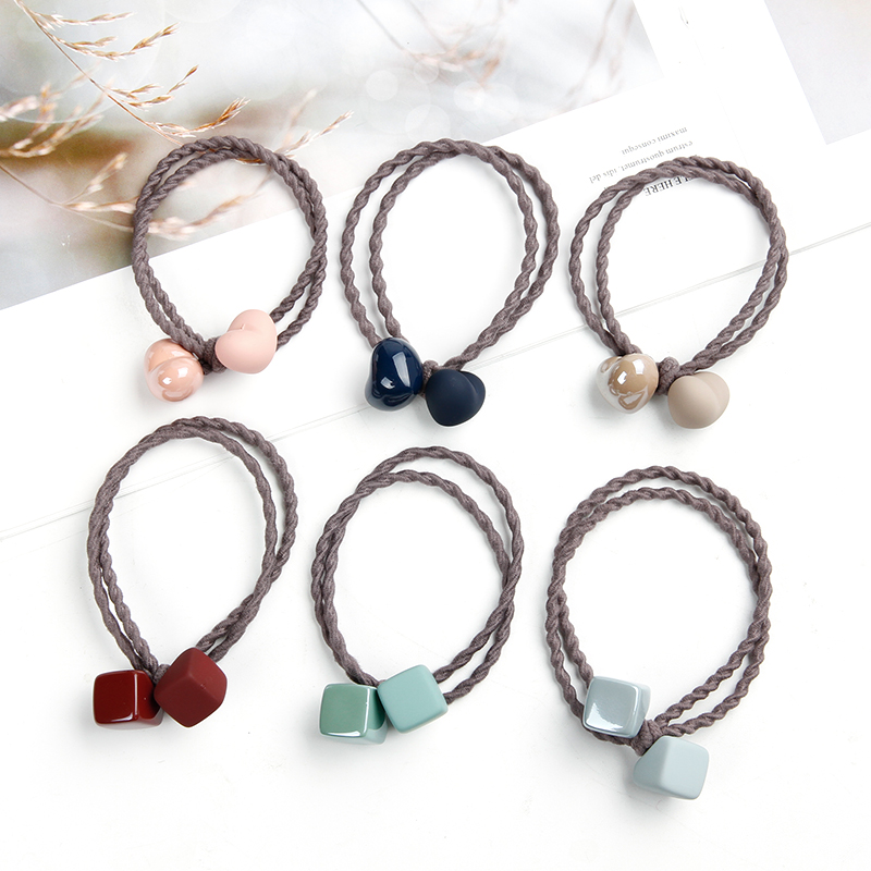 Hàn Quốc phụ huynh tóc trẻ em phụ kiện cá tính đầu dây trẻ em hộp tình yêu tóc vòng buộc tóc ngọt ngào ban nhạc tóc dây thừng cậu bé lớn nơ kẹp tóc
