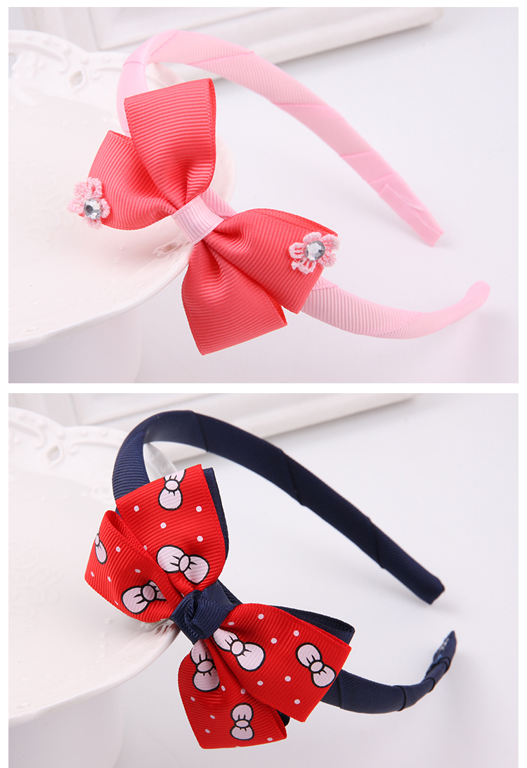 Trẻ em headband Công chúa dễ thương Kẹp tóc Bow Girl Baby Headband Phụ kiện tóc Hàn Quốc Little Girl Hairpin Mũ kẹp tóc mini cho bé