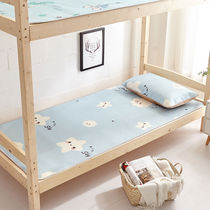 Student dormitory mat single bed foldable upper and lower bunk cartoon ice mat 0 9m summer mat 0 8m1