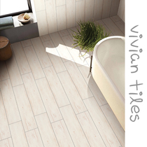 Simple modern living room bedroom 200x1000 wood grain brick Japanese imitation solid wood balcony anti-slip antique floor tiles