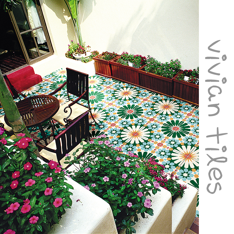 New hot glazed tiles Antique living room balcony Kitchen and bathroom non-slip floor tiles Wall tiles Small tiles 200 200