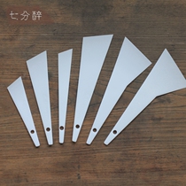 Plastic scraper (scraper) Japan]) Jin (lacquer art) Seven points drunk