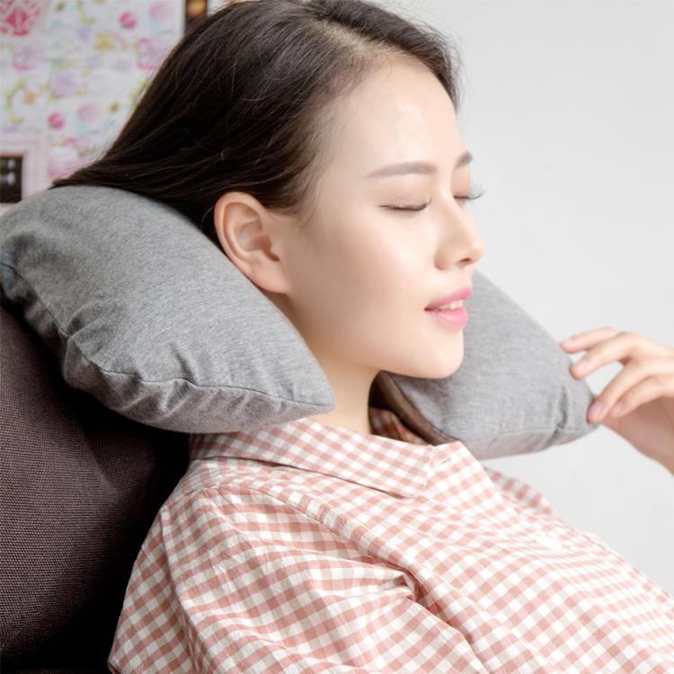 Export Japan -- Folding Folding Portable Blow U Pillow Long-distance good Things