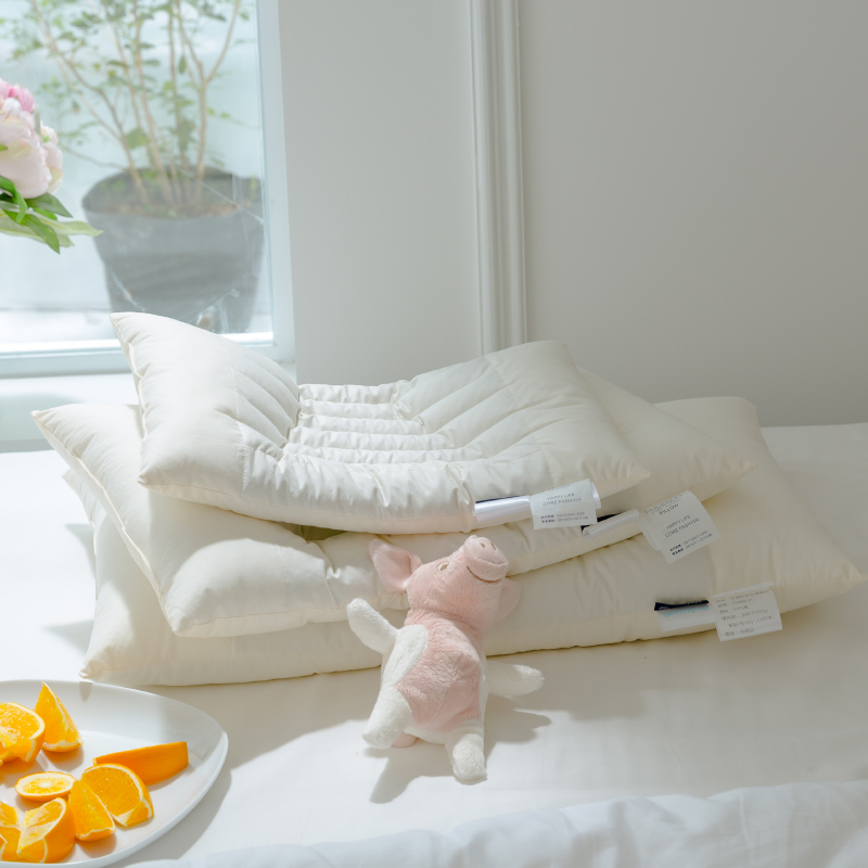 Children's cassia seed fiber pillow pure cotton kindergarten student child baby cotton pillow core 0-1-3-6 years old