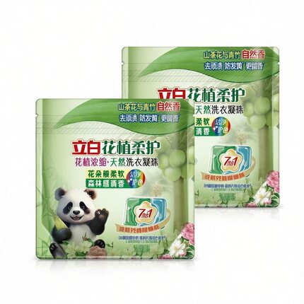 立白花植柔护植物香氛浓缩洗衣凝