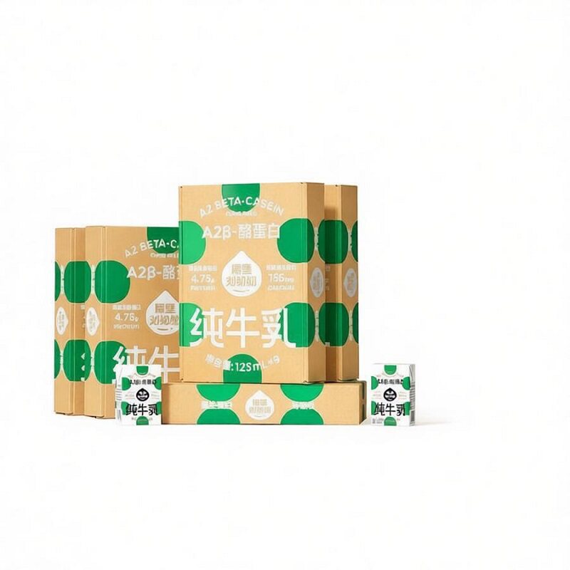 【交个朋友6周年庆典】隔壁刘奶奶A2纯牛奶125ml*9盒*5箱儿童营养