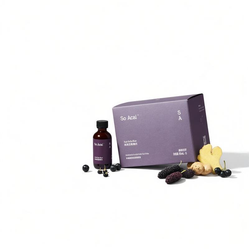 83soacai浓浓巴西莓饮黑枸杞桑葚汁