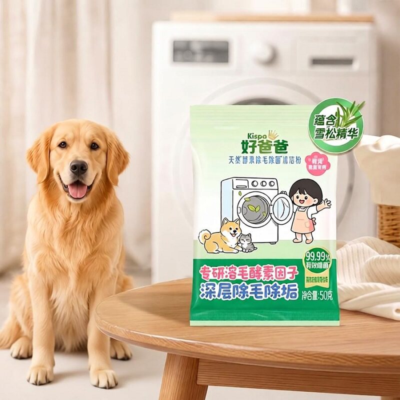 好爸爸滚筒洗衣机溶毛清洁剂