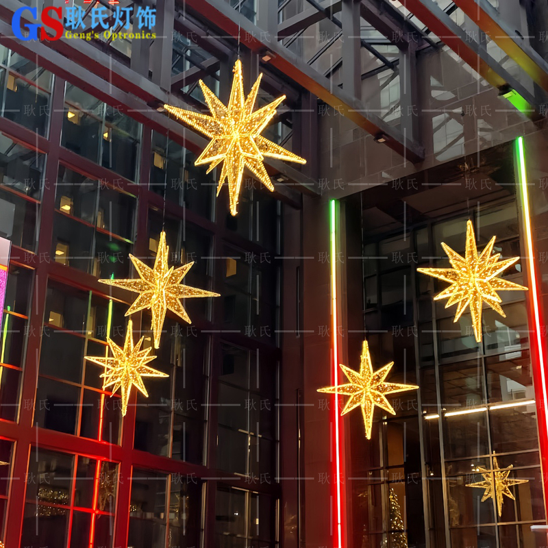 Led Outdoor Starfish Light Pendant Light Internet-Famous Small Yard Decoration Iron Art Atmosphere Landscape Light Lawn Flower Light