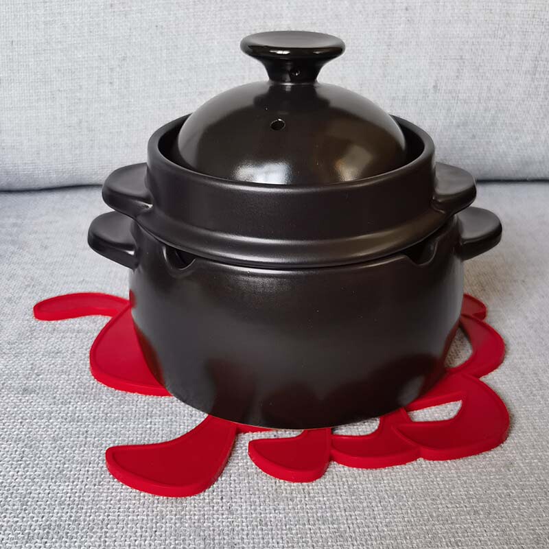 1/2/3 Size 【Kdep Kaidebao】 Clay Pot with Double Lid for Stewing Rice, Ceramic Pot for Gas Stove, Genuine Clearance Sale