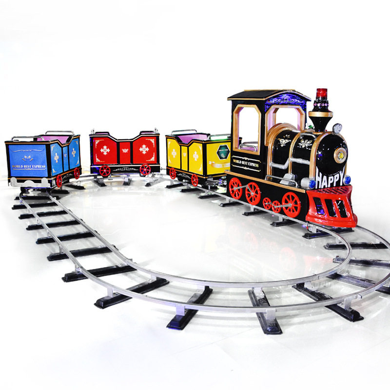 14 antique track train amusement equipment 30 meters sightseeing train indoor children's theme park