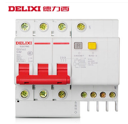 Dresy circuit breaker with earth leakage protector 3P N empty open with earth leakage protector 32A60A100A