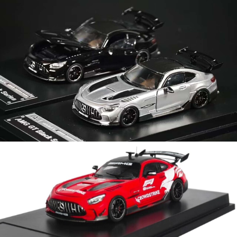 Some in Stock Mj 1:64 Mercedes-Benz Amg Gt Safety F1 Safety Car Fully Assembled Alloy Car Model