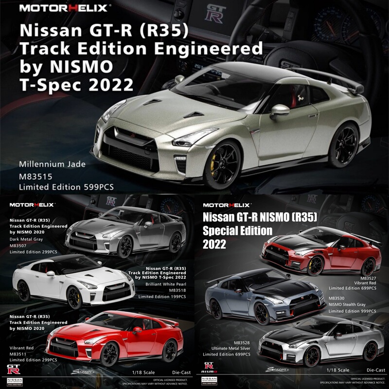 In Stock Mh 1:18 Nissan Gtr R35 Nismo T-Spec Alloy Full-Function Car Model In Stock Mh 1:18 Nissan Gtr R35 Nismo T-Spec Alloy Full-Function Car Model