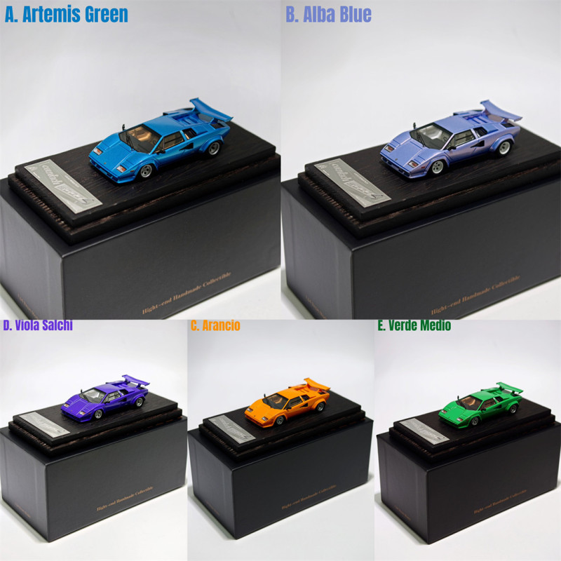 In Stock Deepmaker 1:64 Lamborghini Countach 5000S Resin Car Model