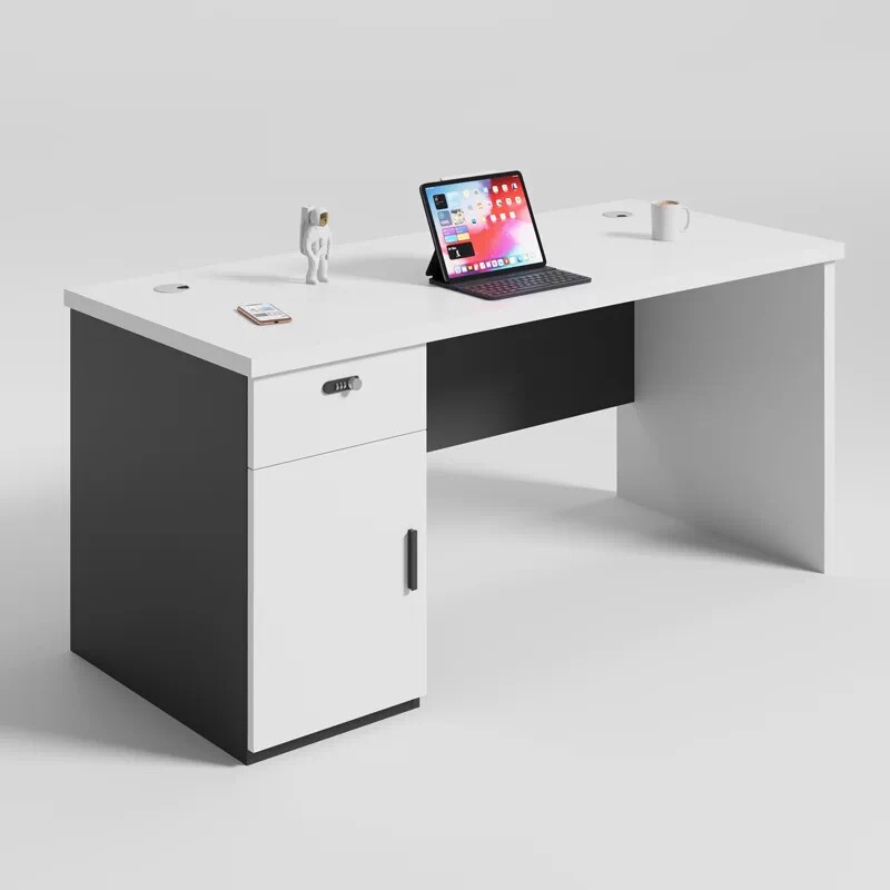 Staff Desk, Boss Desk, Single-Person Office Desk, Simple Modern Home Desktop Computer Desk, Writing Desk Staff Desk, Boss Desk, Single-Person Office Desk, Simple Modern Home Desktop Computer Desk, Writing Desk