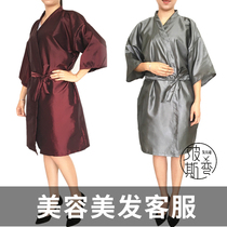 Net red barber shop customer service hairdresser hairdresser hair cloth cloth dyeing customer service beauty salon suit