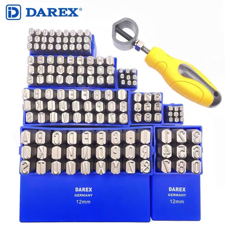 German imports DAREX Hercules ultra hard steel print steel word code nail digital number punch die steel wordcode-Taobao
