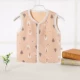 Áo ấm cho bé mùa xuân và mùa thu 0-1 cho bé Áo vest cotton cho bé sơ sinh 2 mùa thu và áo vest mùa đông vai 3 tuổi 4