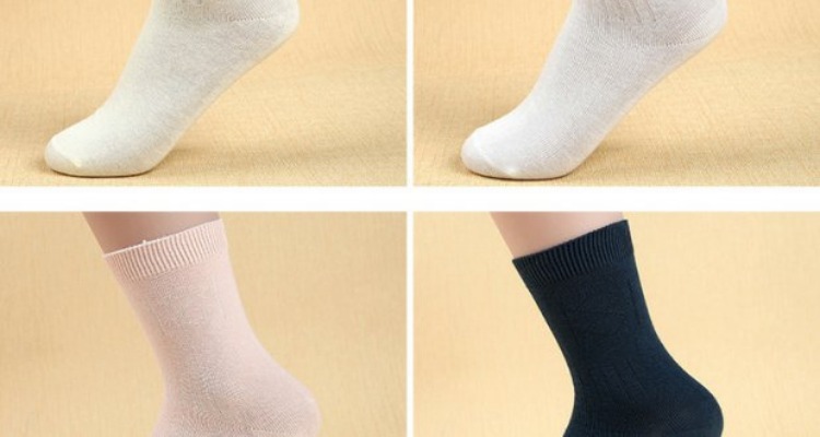 Vớ chuột sáu ngón 3 bé trai 5 bé gái 7 bé 9 vớ trắng trẻ em cotton mùa xuân và mùa thu mỏng phần bé trai 10 tuổi vớ đẹp cho bé sơ sinh