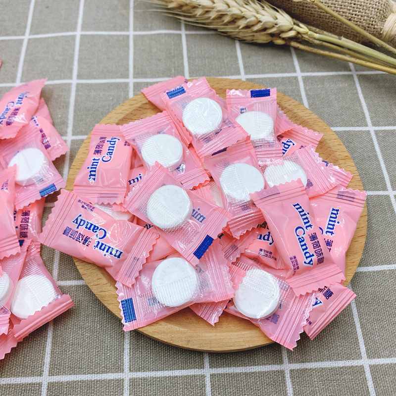 Net Red Burst Fresh Cool Fruit Mint Sugar Ring Lap Sugar Old Bulk Hotel Hot Pot Kissing Candy
