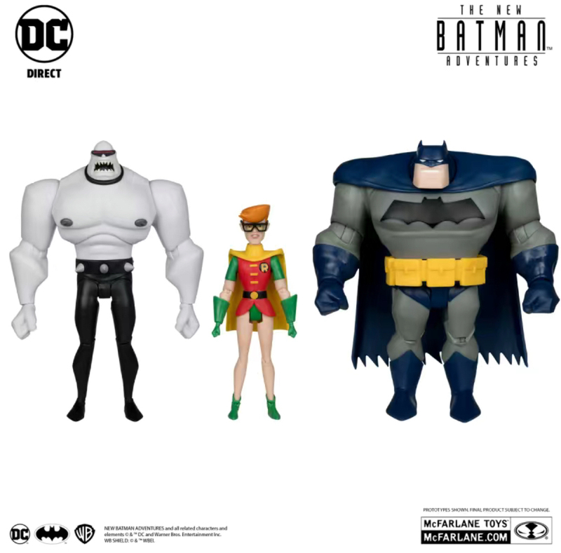 Mcfarlane Animation Adventures Elderly Batman Mutant Female Robin Three-Person Set