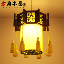 Chinese Imitation Antique Solid Wood Palace Lantern lantern Tea House Restaurant Balcony Chandelier Xuan Guan Hotel Outdoor Gate Decoration Lamps