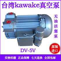 Taiwan kawakeDV-5V DV-8V Oil-free rotary vane rotary vane vacuum pump DV-3V Small oil-free vacuum pump