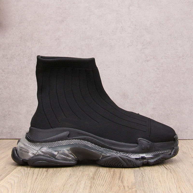 Paris Old Dad shoes men's ins heightening winter plus suede warm socks shoes Men's high cylinder spring and autumn thick and bottom lovers shoes women