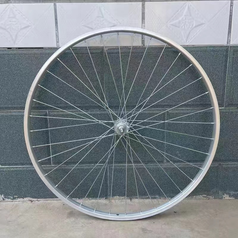 自転車ホイールセット 20/22/24/26 インチ自転車アルミ合金ホイールフロントとリアリムスチールリム自転車アクセサリー