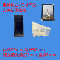 25mm thick corner protector panel furniture door industry handicraft plastic corner stone photo frame plastic anti-collision corner