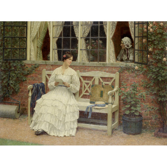 国外名家油画装饰宫廷人物挂画Edmund-Blair-Leighton-(37)50-37