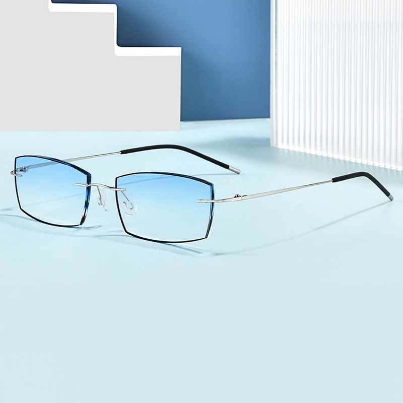 New product framed black-edged glasses myopia male ultra-light pure titanium with degree anti-blue radiation eye myopia mirror