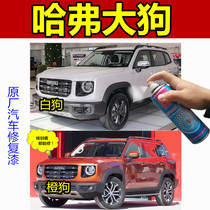 Haver Great Dog Orange Self Spray Paint Original Factory Anti Rust Paint Scratches Repair Car Paint Harvard White Lacquered Pen Special