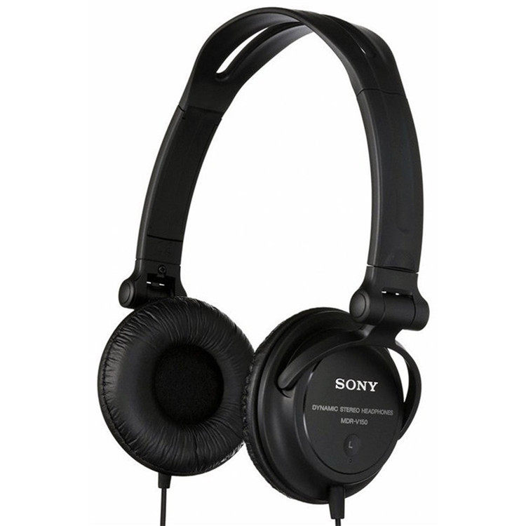 Sony Sony MDR-V150 Wired Headphones Subwoofer Stereo Monitor Headset Black