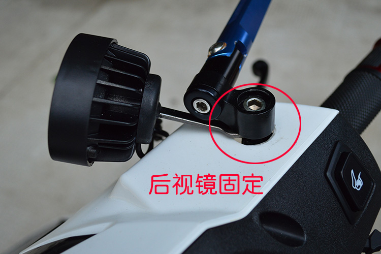 Bóng đèn xe máy WISP siêu sáng led ánh sáng đèn pha 12V đèn điện chiếu hậu gương chiếu hậu xe tay ga sửa đổi đèn xe wave rsx