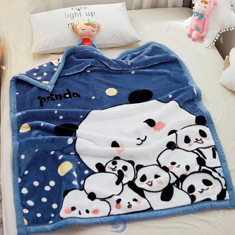 Children Blanket Kindergarten Afternoon Nap Thickened Small Double Layer Cover Blanket Newborn Baby Baby Kindergarten Afternoon Nap Cover Quilt