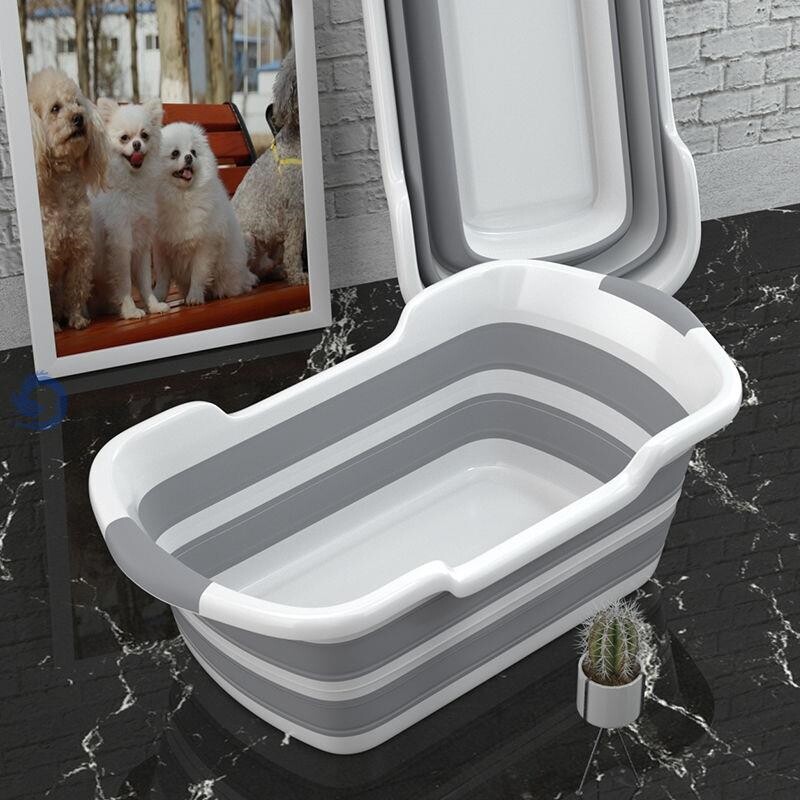 Pet Kitty Bath Tub Exclusive Passable Fold Home Small Dog Dog Teddy Cloths Bathtubs Bathtubs Bath Tub