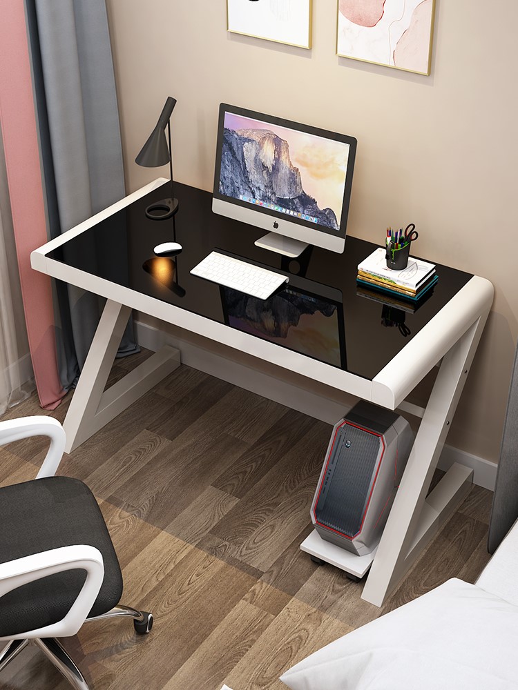 Fumbling electric race desk desktop computer desk book table and chair composition desktop brief modern office dormitory study desk