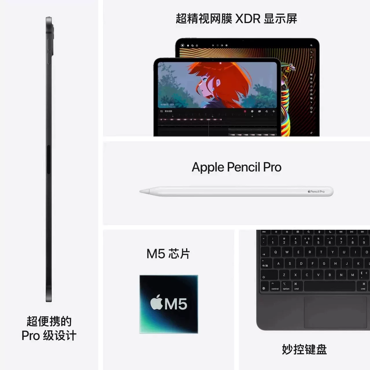 Apple/ 11-дюймовый iPad Pro (2025) с чипом M5, новый планшет 13-дюймов
