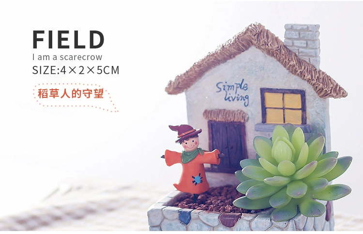 Vườn hoa sáng tạo nhựa kiều mạch chèn hoa phụ kiện nhà trẻ em phụ kiện trang trí bàn làm việc