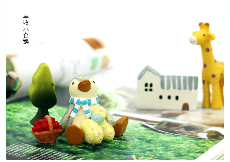 Zakka mục vụ sáng tạo tìm kiếm động vật nhỏ nhà trẻ em phòng ngủ trang trí đồ trang trí quà tặng phim hoạt hình dễ thương shop bán đồ dcor phòng