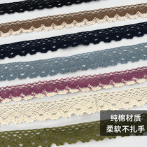 3CM cotton lace lace lace accessories diy hand decorated edge black cloth curtain accessories tablecloth factory