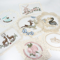 Lace sticker embroidery cloth cloth embroidery embroidery fabric embroidery DIY handmade embroidery patch ancient air cloud embroidery