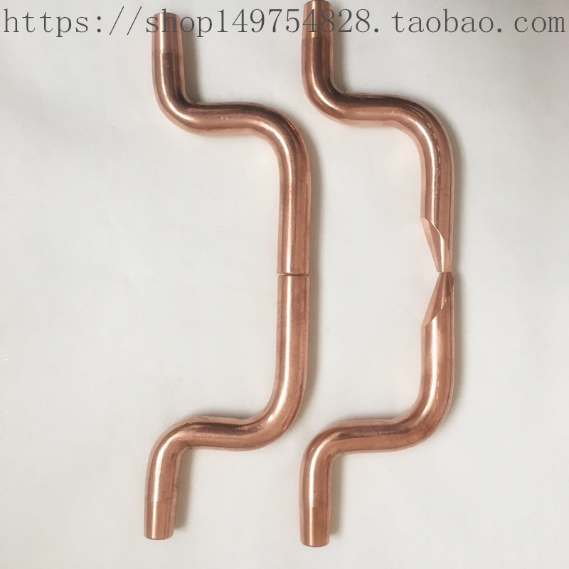 Pin spot welding machine accessories Imported chrome zirconium copper large bend in the middle bend Eccentric electrode Spot welding head Spot welding cap elbow