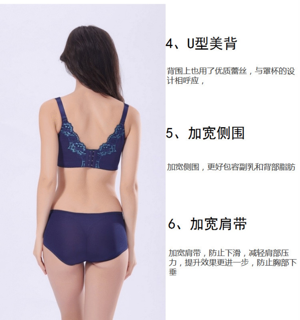 Áo ngực cỡ lớn phần mỏng nhận được một cặp ngực phụ nữ 95D ngực lớn tập hợp áo ngực có thể điều chỉnh đồ lót MM chống béo trên hỗ trợ áo bra