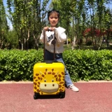 Мультяшный детский чемодан, универсальная милая коробка подходит для мужчин и женщин для путешествий, с медвежатами, 20 дюймов