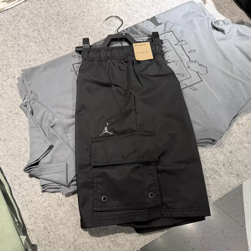Wenwen Genuine Nike Aj Men's New Woven Quick-Drying Loose Sports Shorts Hv9684-010 Wenwen Genuine Nike Aj Men's New Woven Quick-Drying Loose Sports Shorts Hv9684-010